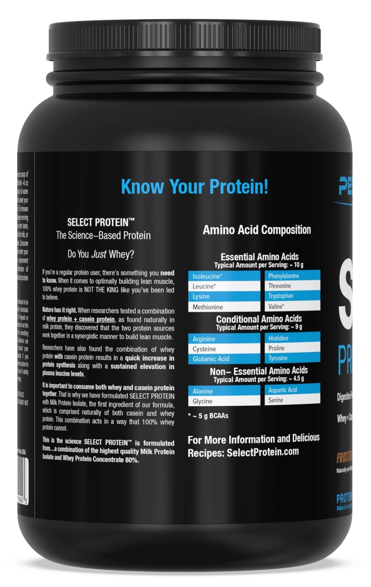 PEScience Select Low Carb Protein Powder, Chocolate Cupcake, 27 Serving, Keto - Maple Wellness Supplements
