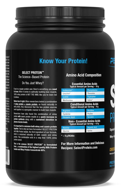 PEScience Select Low Carb Protein Powder, Chocolate Peanut Butter Cup, 27 Serving - Maple Wellness Supplements