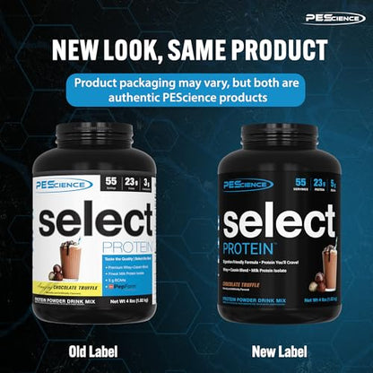 PEScience Select Low Carb Protein Powder, Chocolate Truffle, 27 Serving, Keto Friendly - Maple Wellness Supplements