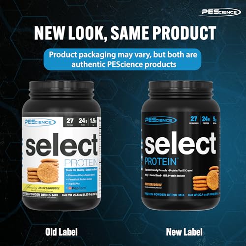 PEScience Select Low Carb Protein Powder, Snickerdoodle, 27 Serving, Keto Friendly - Maple Wellness Supplements