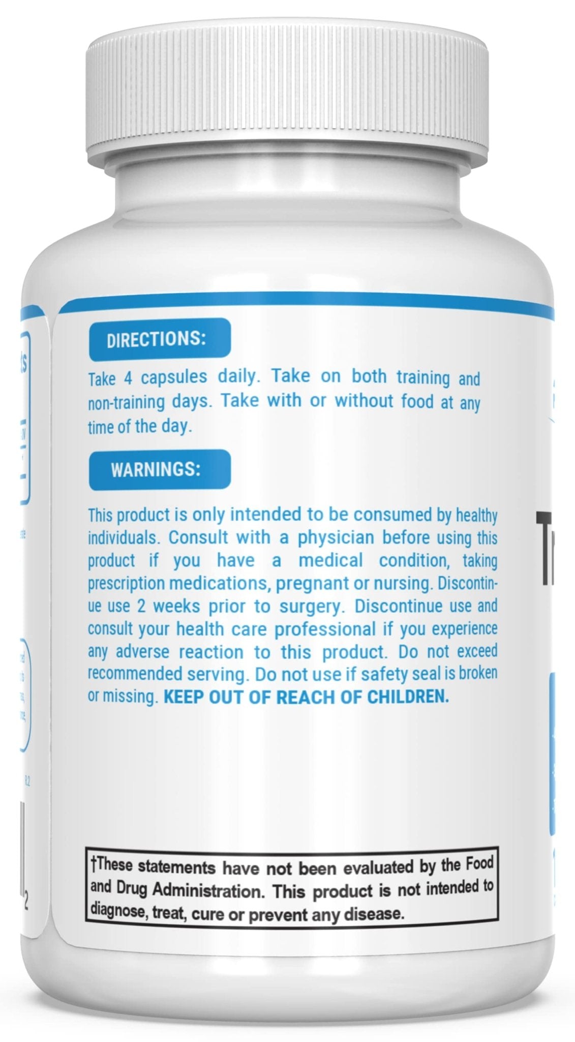 PEScience TruCreatine Creatine Pills, Easy-to-Take Creapure Creatine Capsules, Monohydrate, for Men & Women, Supports Muscle Growth, Strength & Recovery, Cognition, 3g Per Serving, 120 Capsules - Maple Wellness Supplements