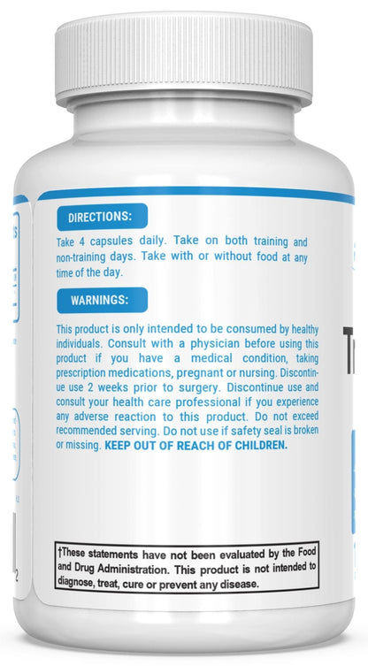 PEScience TruCreatine Creatine Pills, Easy-to-Take Creapure Creatine Capsules, Monohydrate, for Men & Women, Supports Muscle Growth, Strength & Recovery, Cognition, 3g Per Serving, 120 Capsules - Maple Wellness Supplements