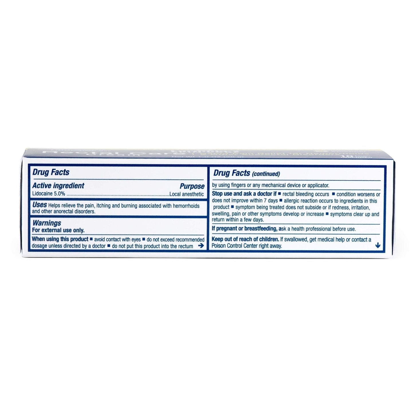Pharmacist Formulated - Rectal Care Cream - Pain Relief for Hemorrhoids - Maple Wellness Supplements