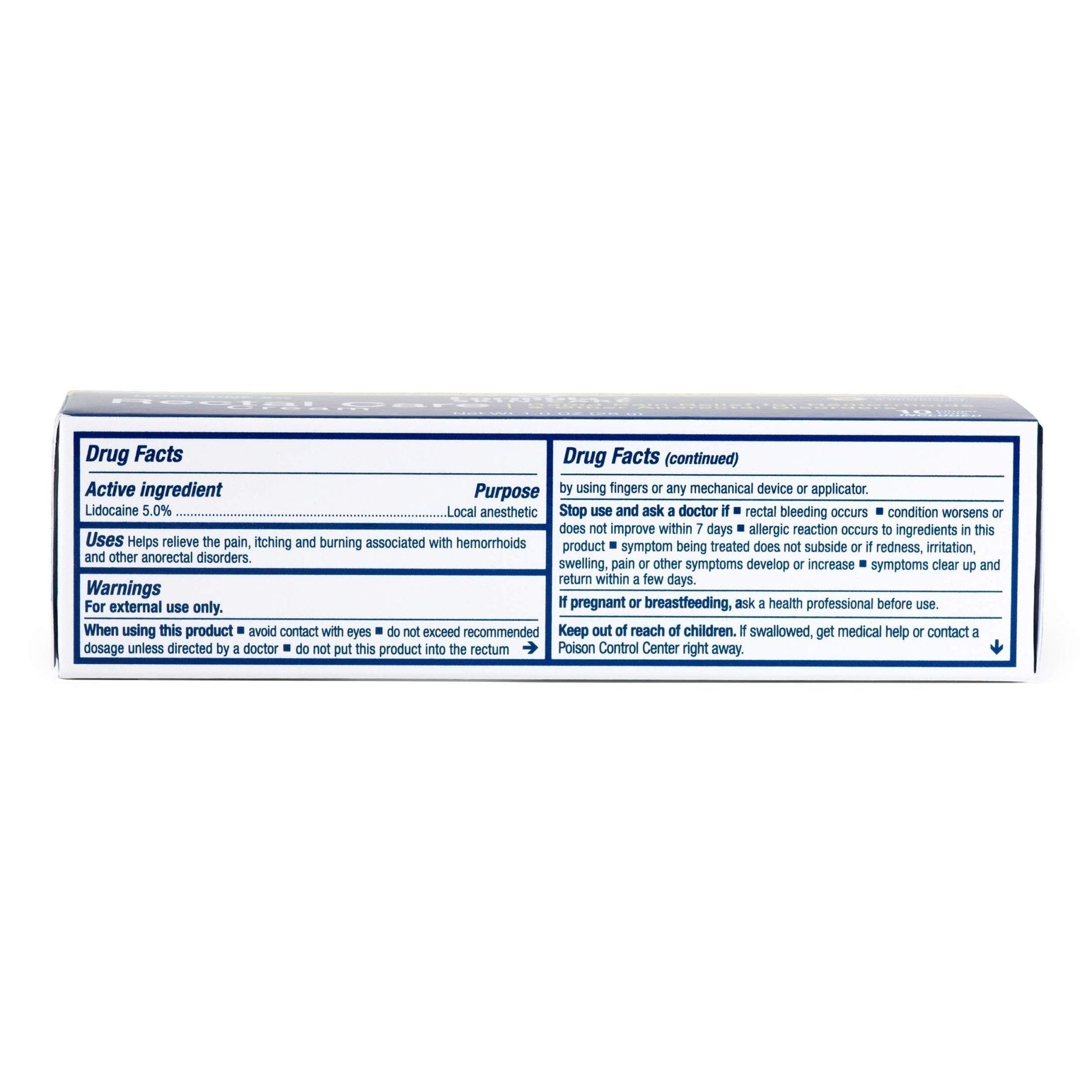 Pharmacist Formulated - Rectal Care Cream - Pain Relief for Hemorrhoids - Maple Wellness Supplements