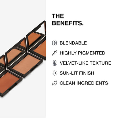 Phase Zero Makeup Powder Bronzer - "Nightcap" - 4g / 0.141oz - For a Natural, Long Lasting, Healthy-looking glow - Maple Wellness Supplements