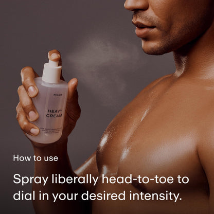 PHLUR Heavy Cream Body Mist, 8 Fl Oz – Hair and Body Perfume for Women, Gourmand Vanilla Body Spray with Marshmallow, Coconut Cream & Citrus Fragrance - Maple Wellness Supplements