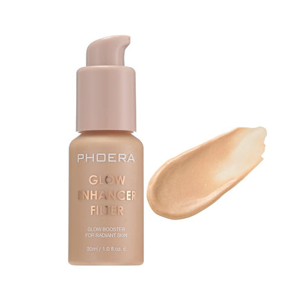 PHOERA Skin Glow Tint Foundation,Natural Radiant Flawless Filter Effect Silk Perfect Illuminating Foundation. (03 Medium) - Maple Wellness Supplements