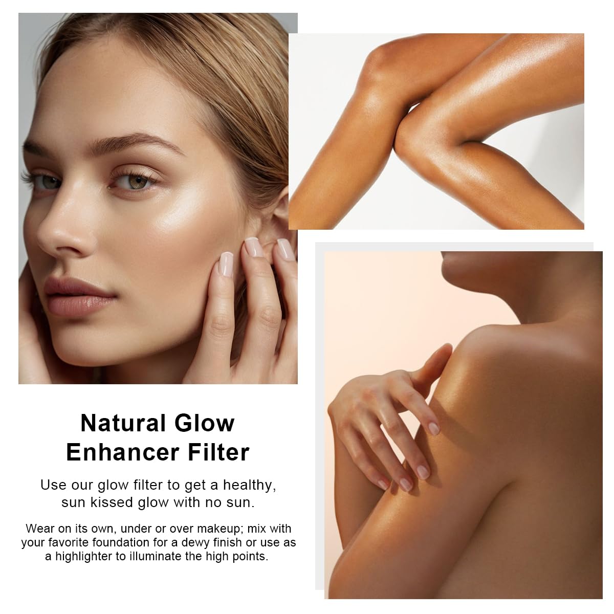 PHOERA Skin Glow Tint Foundation,Natural Radiant Flawless Filter Effect Silk Perfect Illuminating Foundation. (03 Medium) - Maple Wellness Supplements