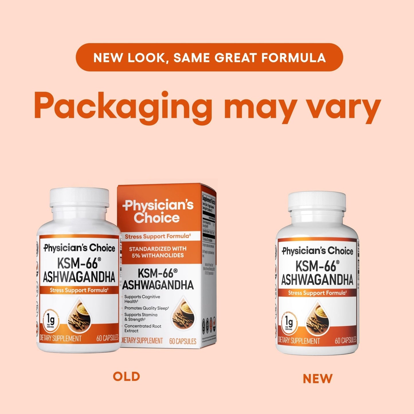 Physician's CHOICE KSM-66 Ashwagandha Root Powder Extract 1,000mg - Organic - with Black Pepper for Maximum Absorption - 5% Withanolides - Maple Wellness Supplements