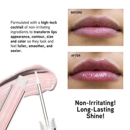 Physicians Formula Plump Potion™ Needle-Free Lip Plumping Cocktail Lip Gloss, Pink Crystal Potion, Hypoallergenic, Fragrance Free, Dermatologist Approved - Maple Wellness Supplements