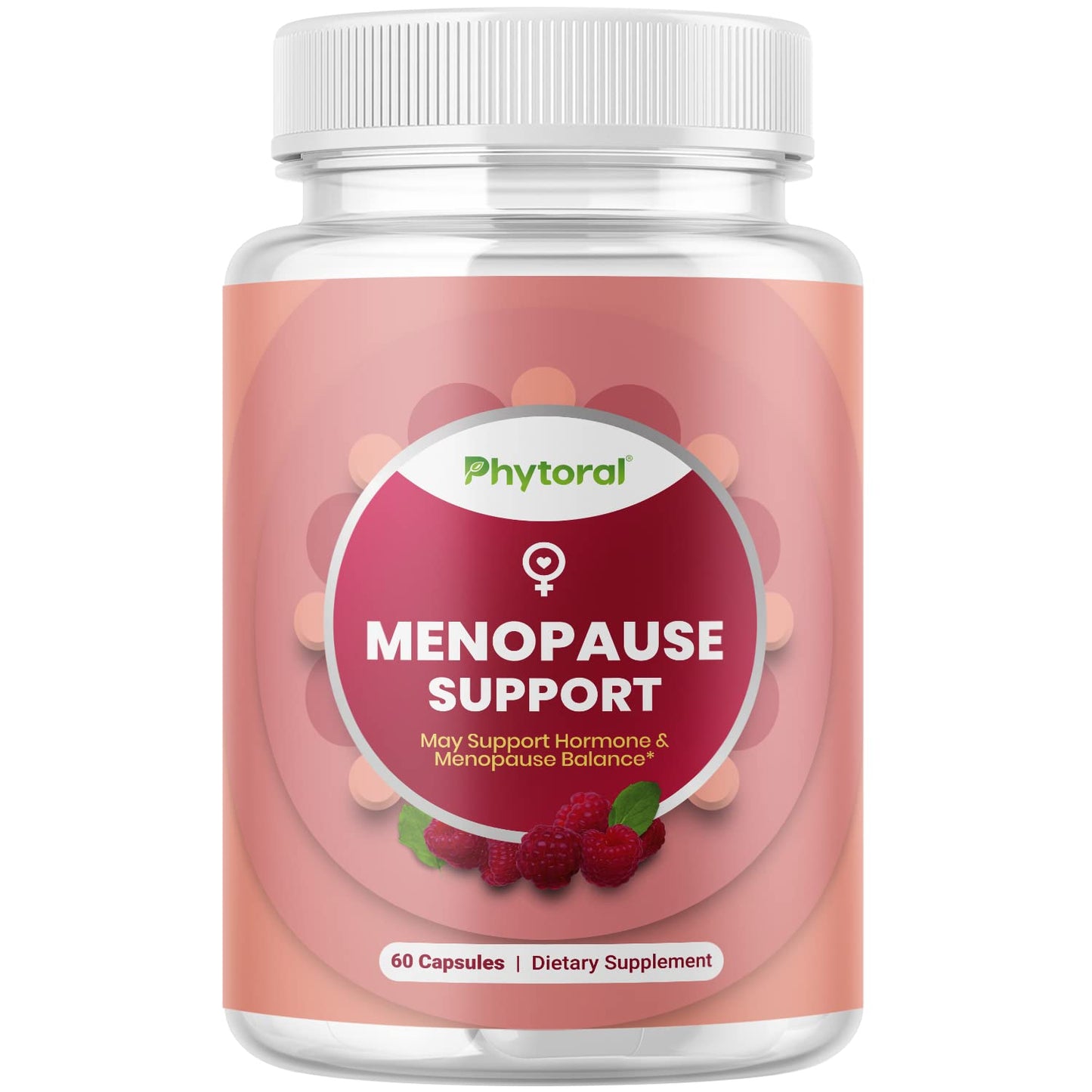 Phytoral Complete Herbal Menopause Supplement for Women - Female Hormone Balance Capsules for Night Sweats Hot Flashes & Mood Swings with Dong Quai, Chaste Berry & Black Cohosh Root - 60 Count Pack - Maple Wellness Supplements