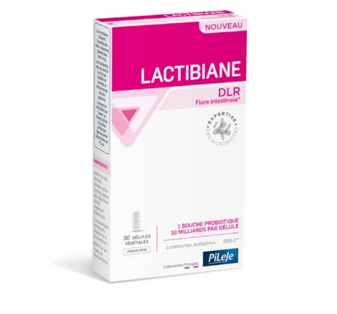 PILEJE LACTIBIANE DLR : Probiotic intestinal flora - 30 vegan capsules - Maple Wellness Supplements
