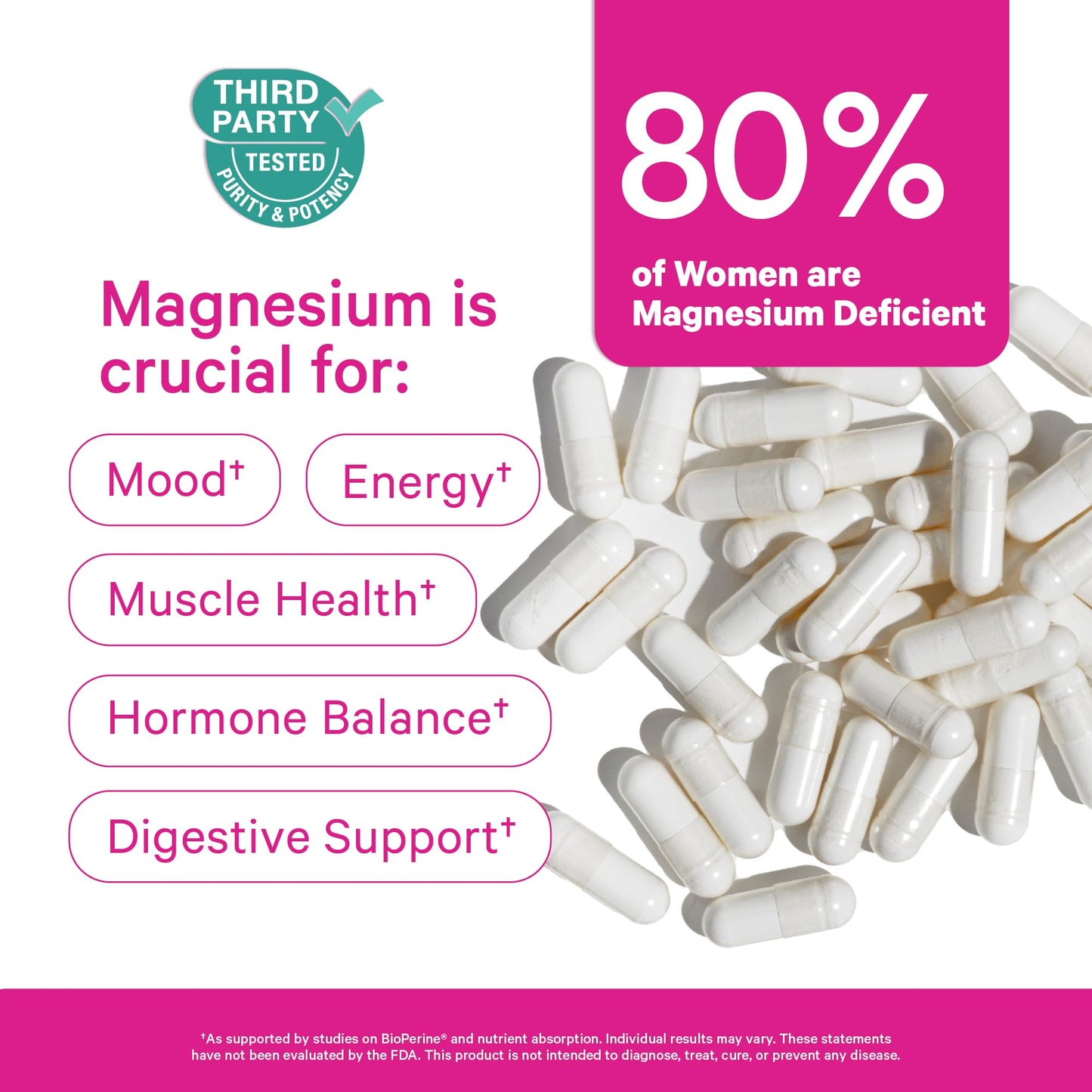 Pink Stork Mood and Stomach Relief Bundle - Magnesium Glycinate and Organic Peppermint Sweets for Morning Sickness and Motion Sickness, Mood Support - Maple Wellness Supplements