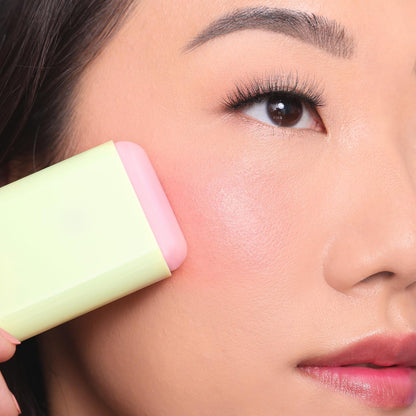 Pixi On-the-Glow Blush Stick in CheekTone, pH Reactive Hydrating Tinted Moisture Stick for Cheeks and Lips with Ginseng, Aloe Vera and Fruit Extracts, Twist-Up Design, Paraben-Free, 19g / 0.6 oz - Maple Wellness Supplements