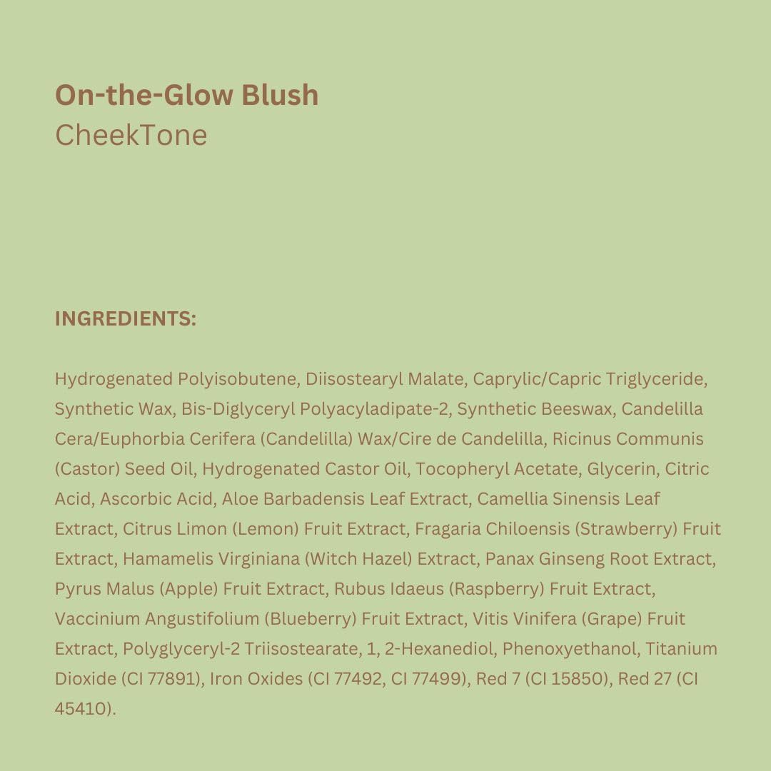 Pixi On-the-Glow Blush Stick in CheekTone, pH Reactive Hydrating Tinted Moisture Stick for Cheeks and Lips with Ginseng, Aloe Vera and Fruit Extracts, Twist-Up Design, Paraben-Free, 19g / 0.6 oz - Maple Wellness Supplements