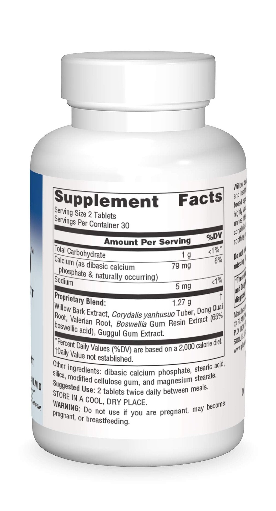 Planetary Herbals Willow Aid Tablets, 60 Count - Maple Wellness Supplements