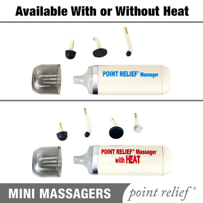 Point Relief 14-1050 Mini Massager for Handheld Targeted Massage Therapy Relieve Muscle Pain - Maple Wellness Supplements