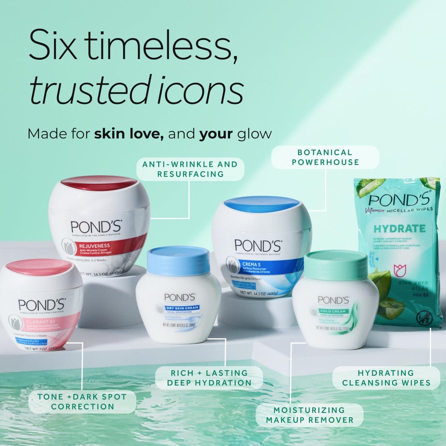 POND’S Rejuveness Face Cream – Anti-Aging Face Moisturizer with AHA’s, Vitamin E & Collagen – Daily Wrinkle Cream for Women - Maple Wellness Supplements