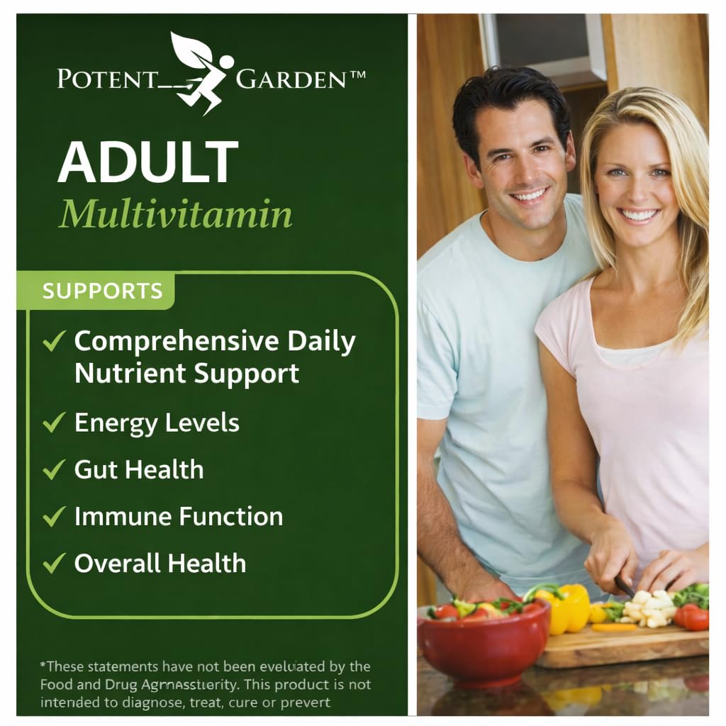 Potent Garden Daily Nutrition Bundle – Superfood Greens + Multivitamin - Maple Wellness Supplements