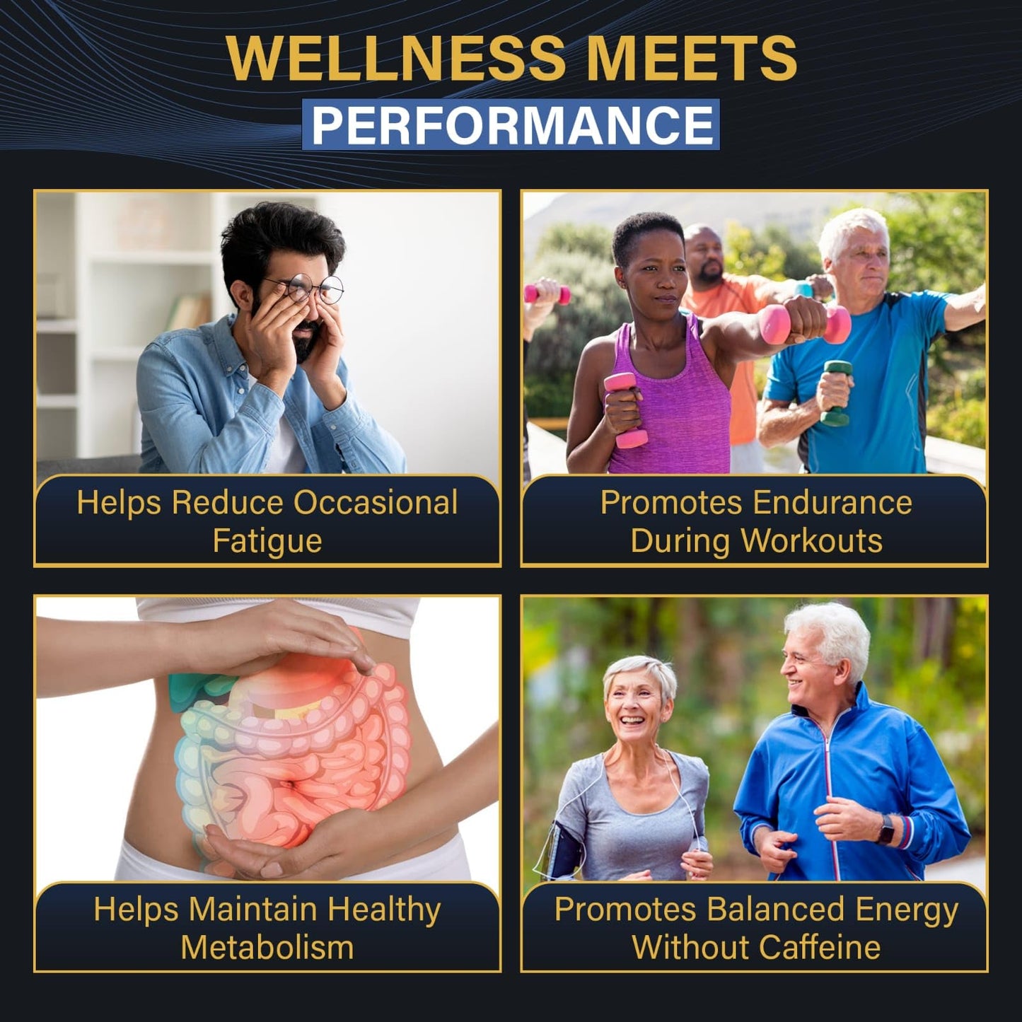 Powerhouse Vitality LifeRevive - Overall Vitality Boost | Vitamin Gummies for Men & Women - Maple Wellness Supplements