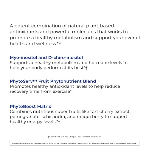 POWERLIFE Tony Horton - Foundation Phytonutrients - Myo-Inositol & D-Chiro-Inositol - Maple Wellness Supplements