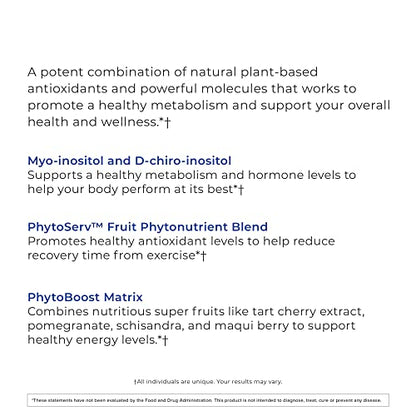 POWERLIFE Tony Horton - Foundation Phytonutrients - Myo-Inositol & D-Chiro-Inositol - Maple Wellness Supplements
