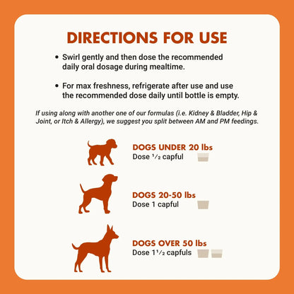 Pre & PostBiotic Support for Dogs – Digestive Upset, Stool Quality & Sensitive Stomach Support – Easy Liquid Formula for Picky Eaters - Maple Wellness Supplements