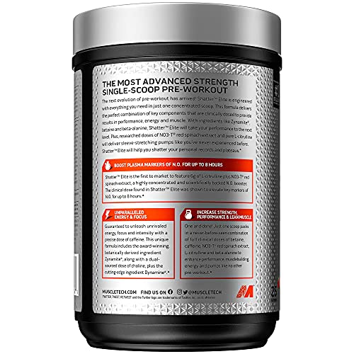 Pre Workout for Men & Women | MuscleTech Shatter Elite Pre-Workout | Preworkout - Maple Wellness Supplements