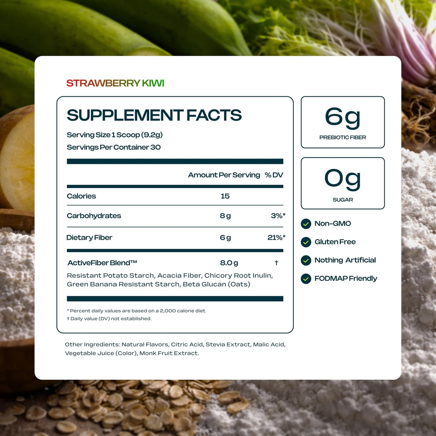Prebiotic Fiber Supplement for Women & Men – 6g Prebiotic Fiber Powder – Daily Blend for Gut Health, Bloating, Regular Digestion & Energy – Soluble & Insoluble, - Maple Wellness Supplements