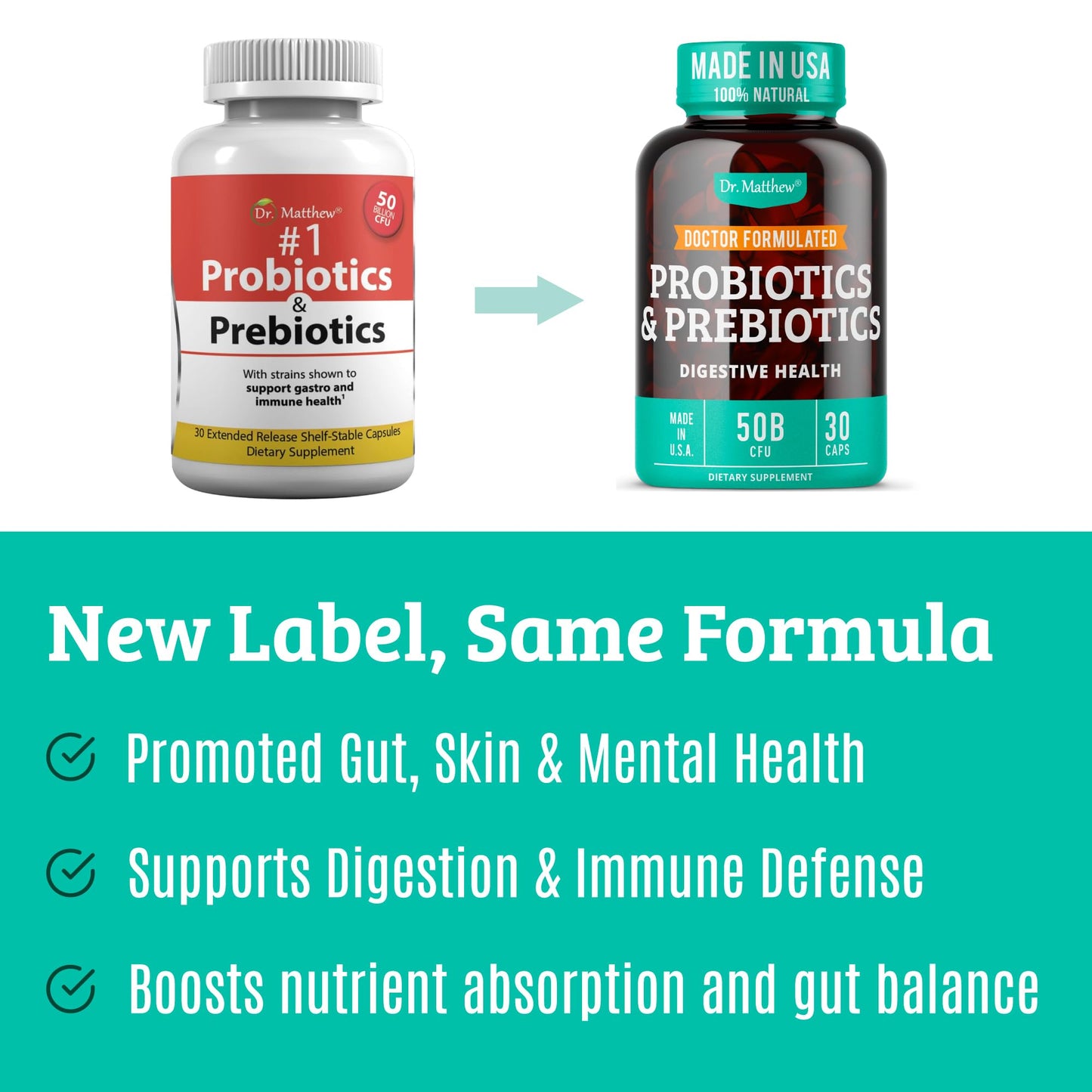 Prebiotics and Probiotics: Lactobacillus Gasseri, Lactobacillus Rhamnosus, Plantarum, Casei, Bifidobacterium longum, lactis, infantis. Probiotic Prebiotic, - Maple Wellness Supplements