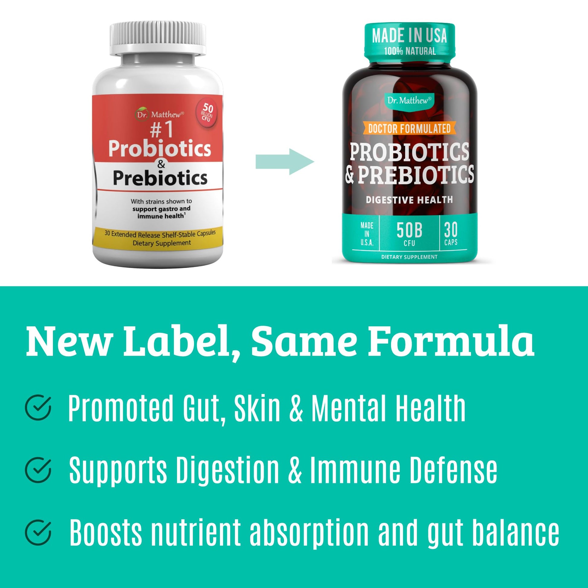 Prebiotics and Probiotics: Lactobacillus Gasseri, Lactobacillus Rhamnosus, Plantarum, Casei, Bifidobacterium longum, lactis, infantis. Probiotic Prebiotic, - Maple Wellness Supplements
