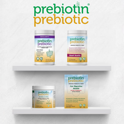 Prebiotin Prebiotic Fiber Supplement Powder 8.68 oz Supports Digestive Health High Fiber, Boosts Probiotics, Reduces Hunger All-Natural, Gluten-Free - Maple Wellness Supplements