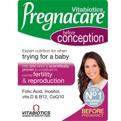 Pregnacare Conception Tablets, Pack of 30, 30 Count - Maple Wellness Supplements