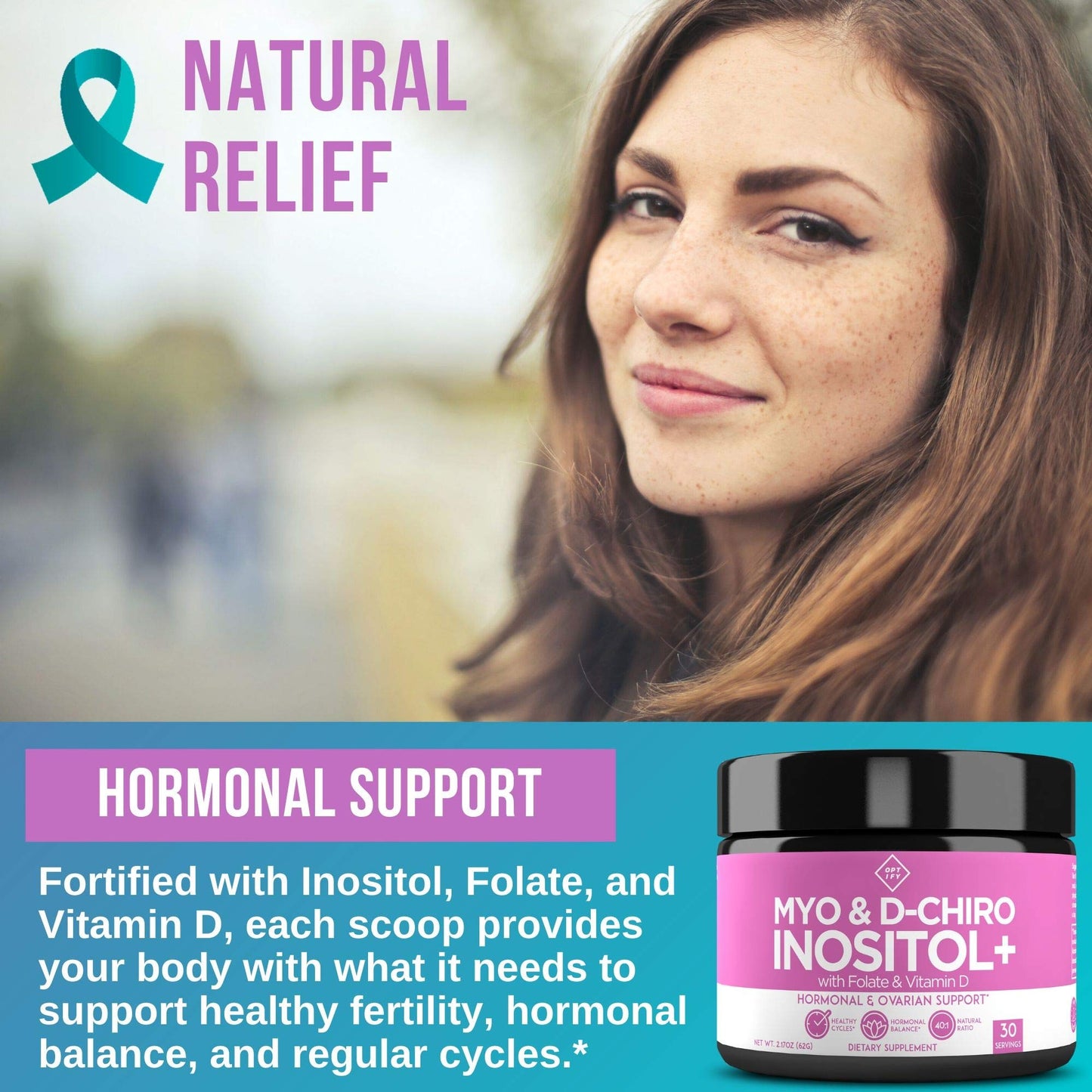 Premium Inositol Supplement - Myo-Inositol and D-Chiro Inositol Powder Plus Folate - Maple Wellness Supplements
