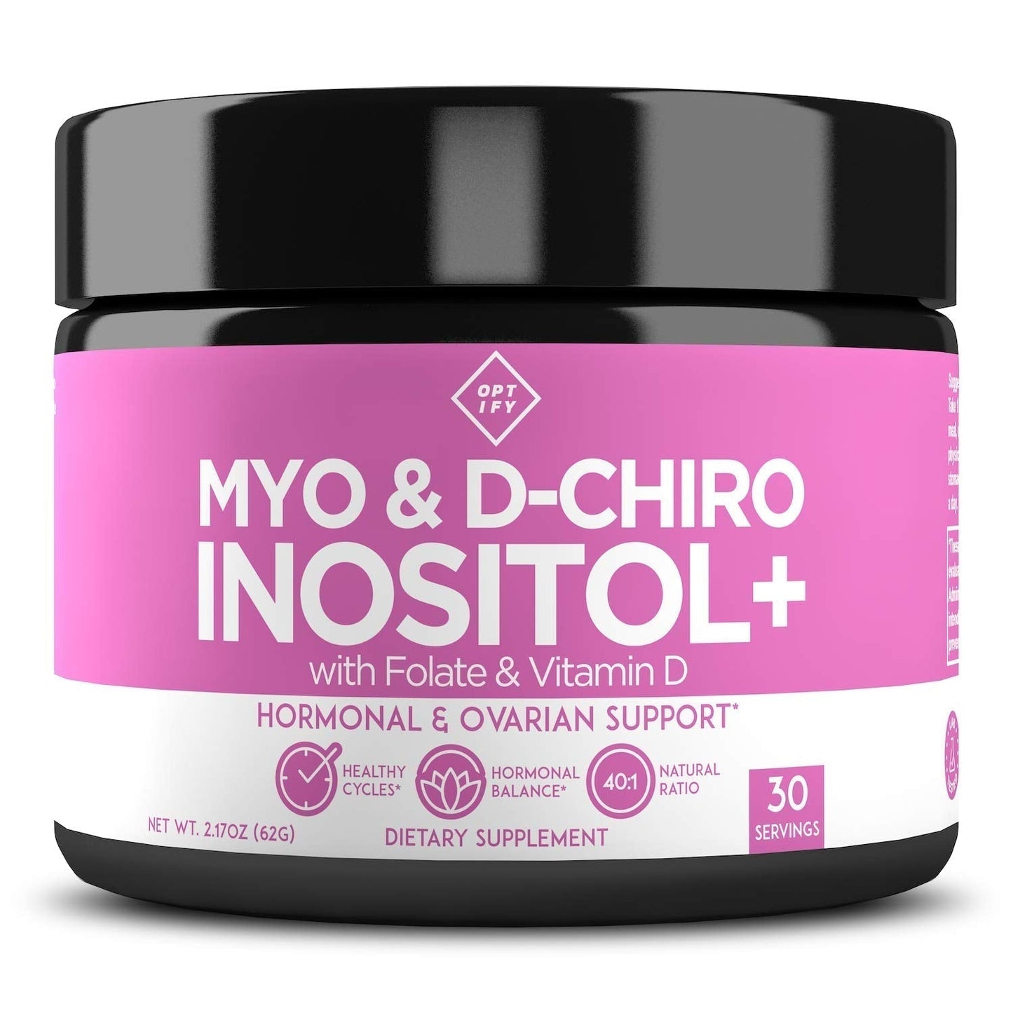 Premium Inositol Supplement - Myo-Inositol and D-Chiro Inositol Powder Plus Folate - Maple Wellness Supplements