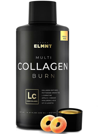 Premium Liquid Collagen for Women Weight Loss & Beauty w. Hyaluronic Acid, Biotin, L-Carnitine, Apple C Vinegar - Ultra Pure Multi Collagen Protein Shots Drink - Maple Wellness Supplements