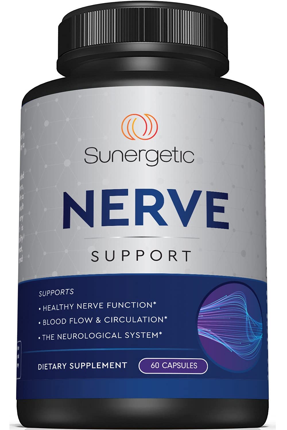 Premium Nerve Support Supplement – with Alpha Lipoic Acid (ALA) 600 mg, Acetyl-L-Carnitine (ALC) & Benfotiamine - Nerve Support Formula for Healthy Circulation, Feet, Hands & Toes - 60 Capsules - Maple Wellness Supplements