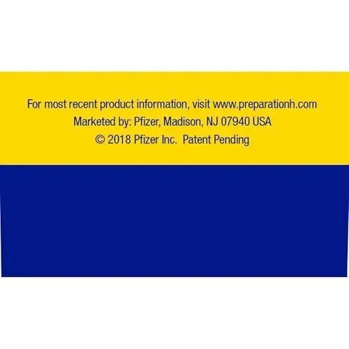 Preparation H Hemorrhoid Symptom Treatment Cream (2 x 1.8 Ounce Tube), Maximum Strength Multi-Symptom Pain Relief with Aloe - Maple Wellness Supplements