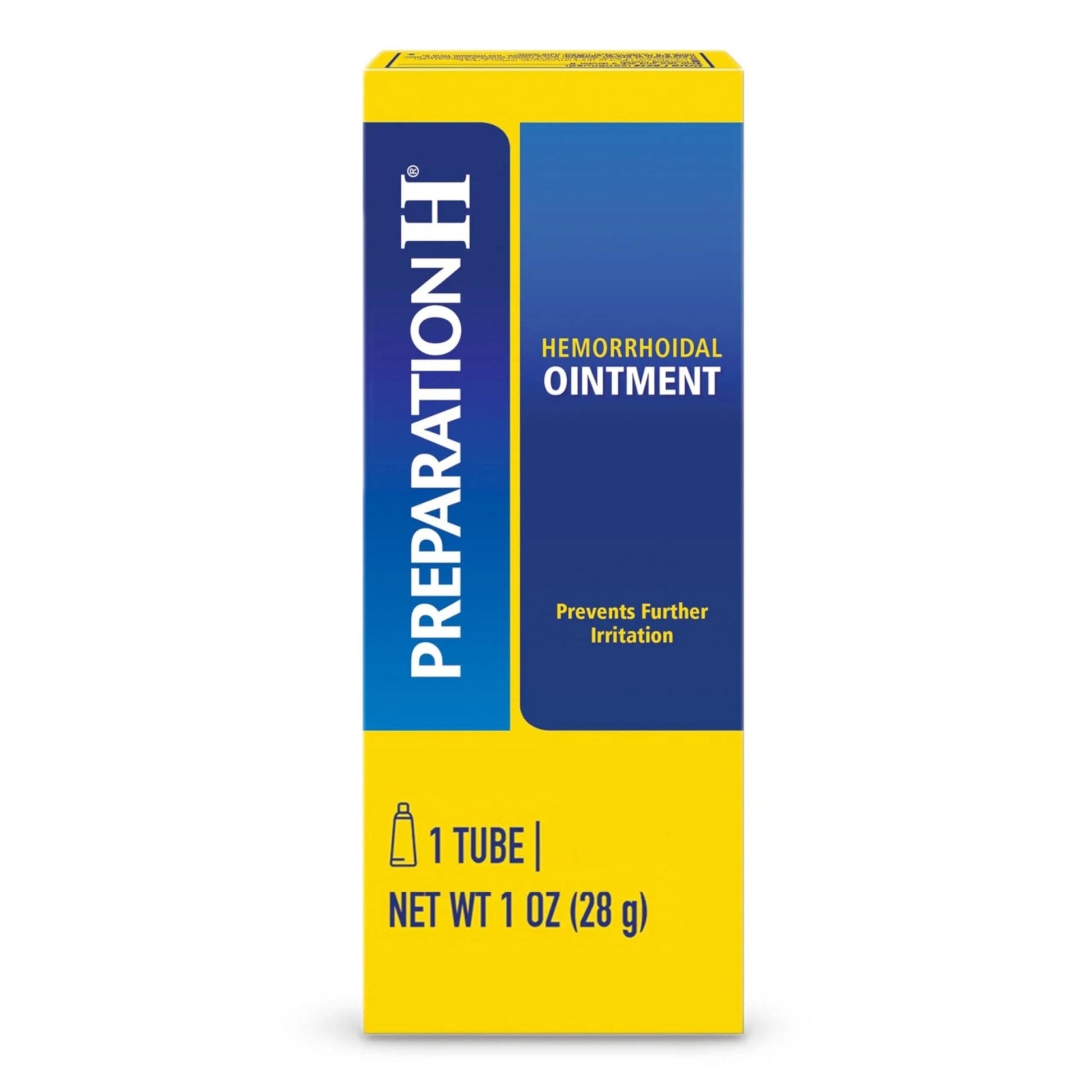 PREPARATION H Hemorrhoid Symptom Treatment Ointment, Itching, Burning & Discomfort Relief, Tube (2.0 Ounce) - Maple Wellness Supplements