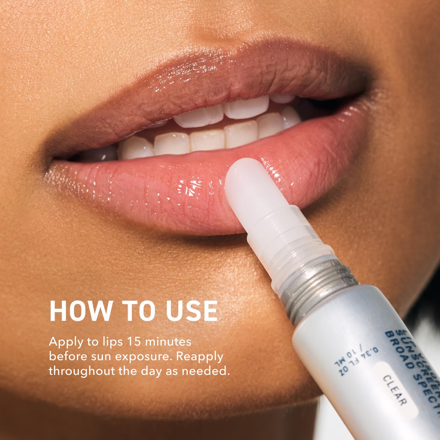 Prequel Skin Lip Visor, Clear Lip Balm with SPF 30 PA+++. Mint Flavored with Non-Sticky Finish - Maple Wellness Supplements