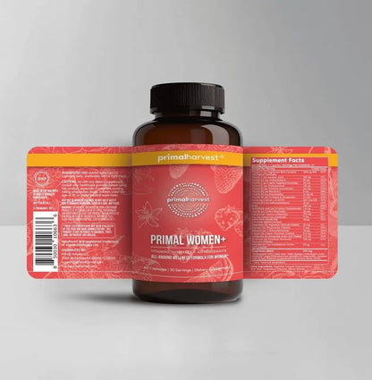 Primal Harvest Multivitamin for Women Vitamin A, Vitamin C, Vitamin D and E, Vitamin B12, B6, Biotin, Zinc Supplements - Maple Wellness Supplements