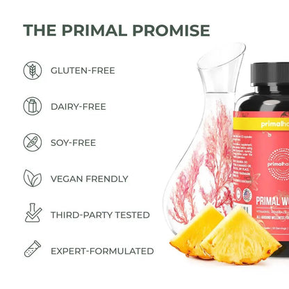 Primal Harvest Multivitamin for Women Vitamin A, Vitamin C, Vitamin D and E, Vitamin B12, B6, Biotin, Zinc Supplements - Maple Wellness Supplements