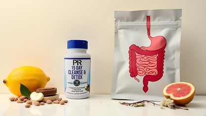PRIMAL RESOURCE 15 Day Cleanse & Detox – Supports Digestive Health, Regularity & Gut Cleanse –Herbal with Probiotics - Maple Wellness Supplements