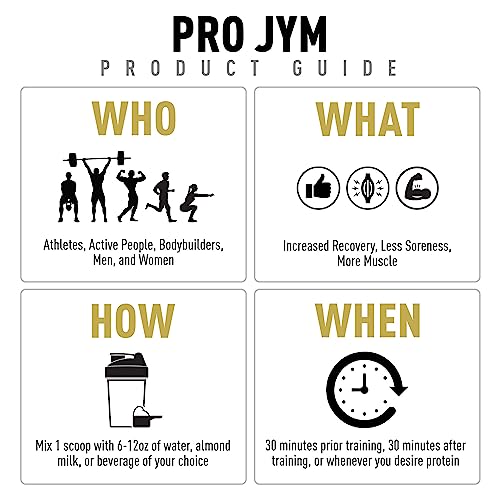 Pro Jym Protein Powder - Egg White, Milk, Whey protein isolates & Micellar Casein - Maple Wellness Supplements