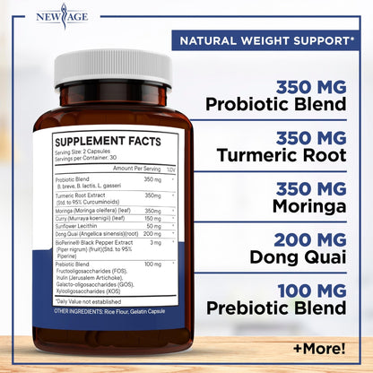 Pro Optimize Probiotics for Women, Menopause, 70 Billion CFU, Digestive Health - Relief for Bloating, Hot Flashes, Joint Support, Night Sweats - Gut Health & Metabolism - Dong Quai (120 (Pack of 2)) - Maple Wellness Supplements