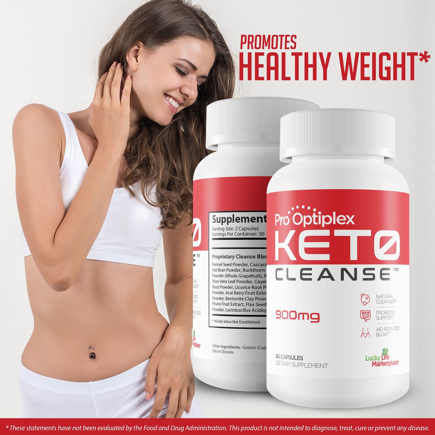 Pro Optiplex Keto Cleanse - Cleanse & Detox Naturally - Herbal Keto Cleanse with Probiotic - Maple Wellness Supplements