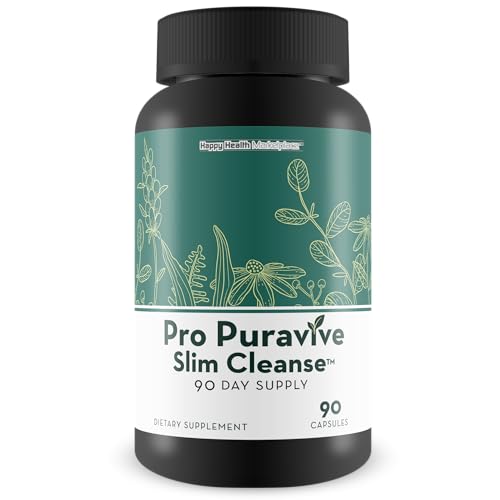 Pro Puravive Slim Cleanse - 90 Day Supply - Our Best Gentle Full Body Detox Cleanse - Maple Wellness Supplements