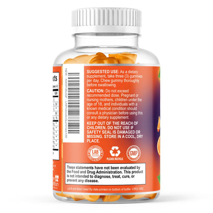 Probiotic Gummies - Advanced Multi-Strain Probiotic Formula - Gut & Digestive Health Support Gummy - Bacillus Coagulans 5 Billion CFU Per Serving, Daily Acidophilus Probiotics Supplement - 120 Gummies - Maple Wellness Supplements