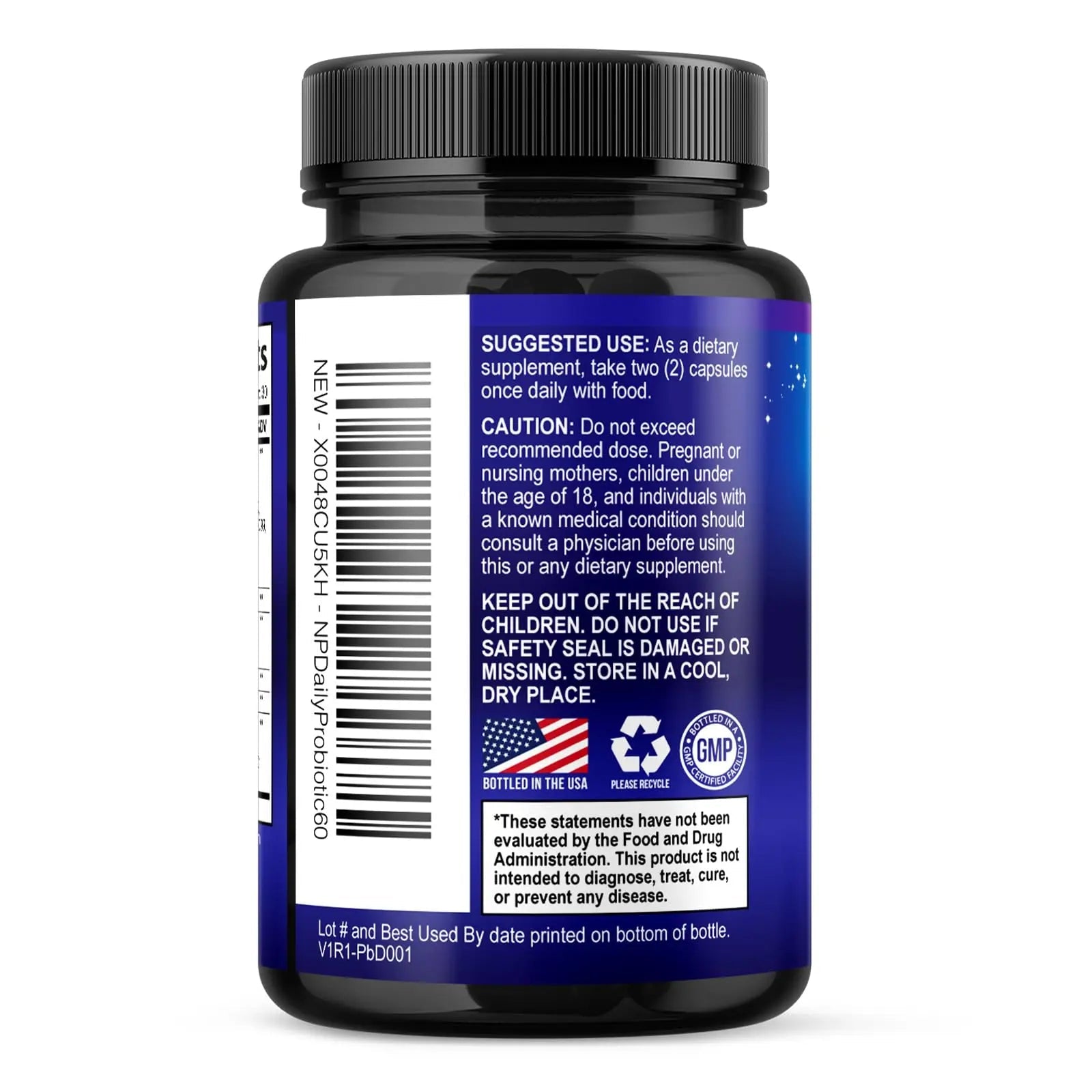 Probiotics 60 Billion CFU - 10 Strains + Digestive Enzymes & Prebiotics - Best Probiotic for Women & Men, Supports Immune, Gut Health, Occasional Constipation, Diarrhea, Gas & Bloating - 60 Capsules - Maple Wellness Supplements