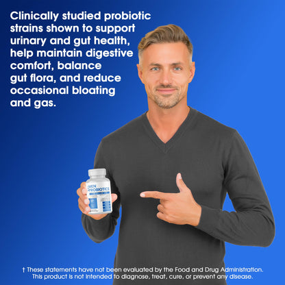 Probiotics for Men - 150 Billion CFU Acidophilus Capsules with Prebiotics & Postbiotics - Supports Gut Microbiome, Colon & Immune Health - Maple Wellness Supplements